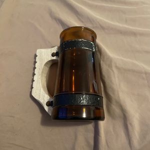 Set Of 4 Siesta Ware Mugs  From 1970’s brown mugs with wood handles